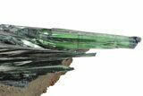 Gemmy, Emerald-Green Vivianite Crystal Cluster - Brazil #218184-1